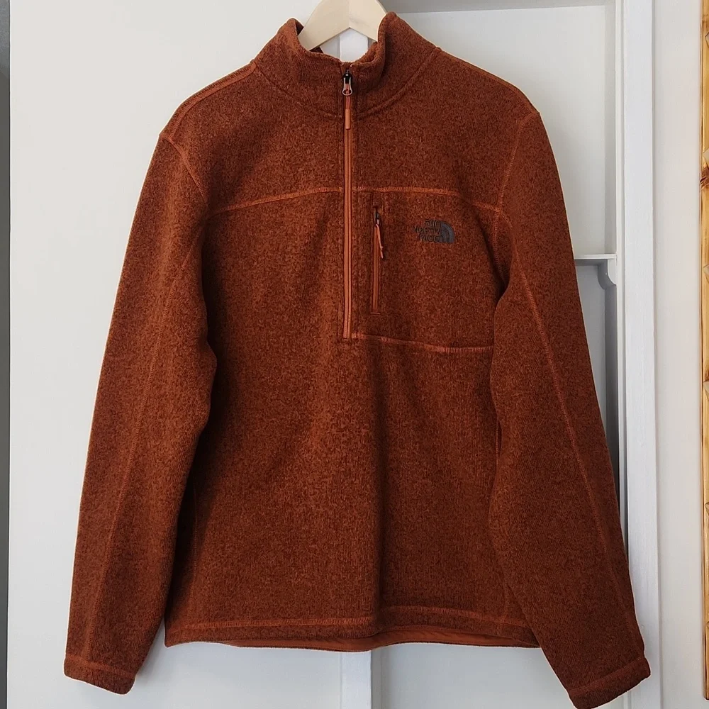 The North Face Gordon Lyons 1/4 Zip Pullover Mens Large Fleece Sweater Jacket